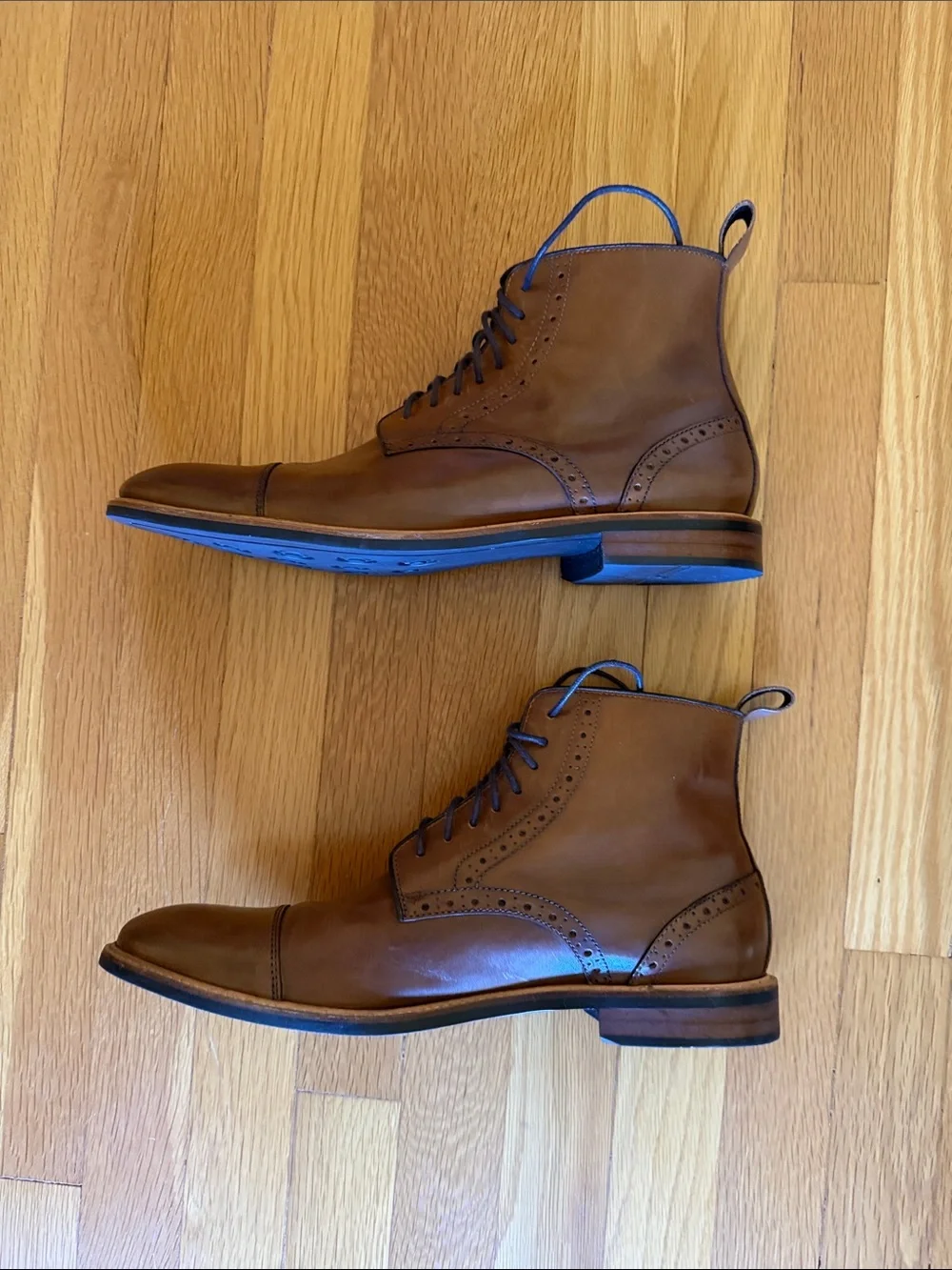Nearly new Gordon Rush leather lace-up boots